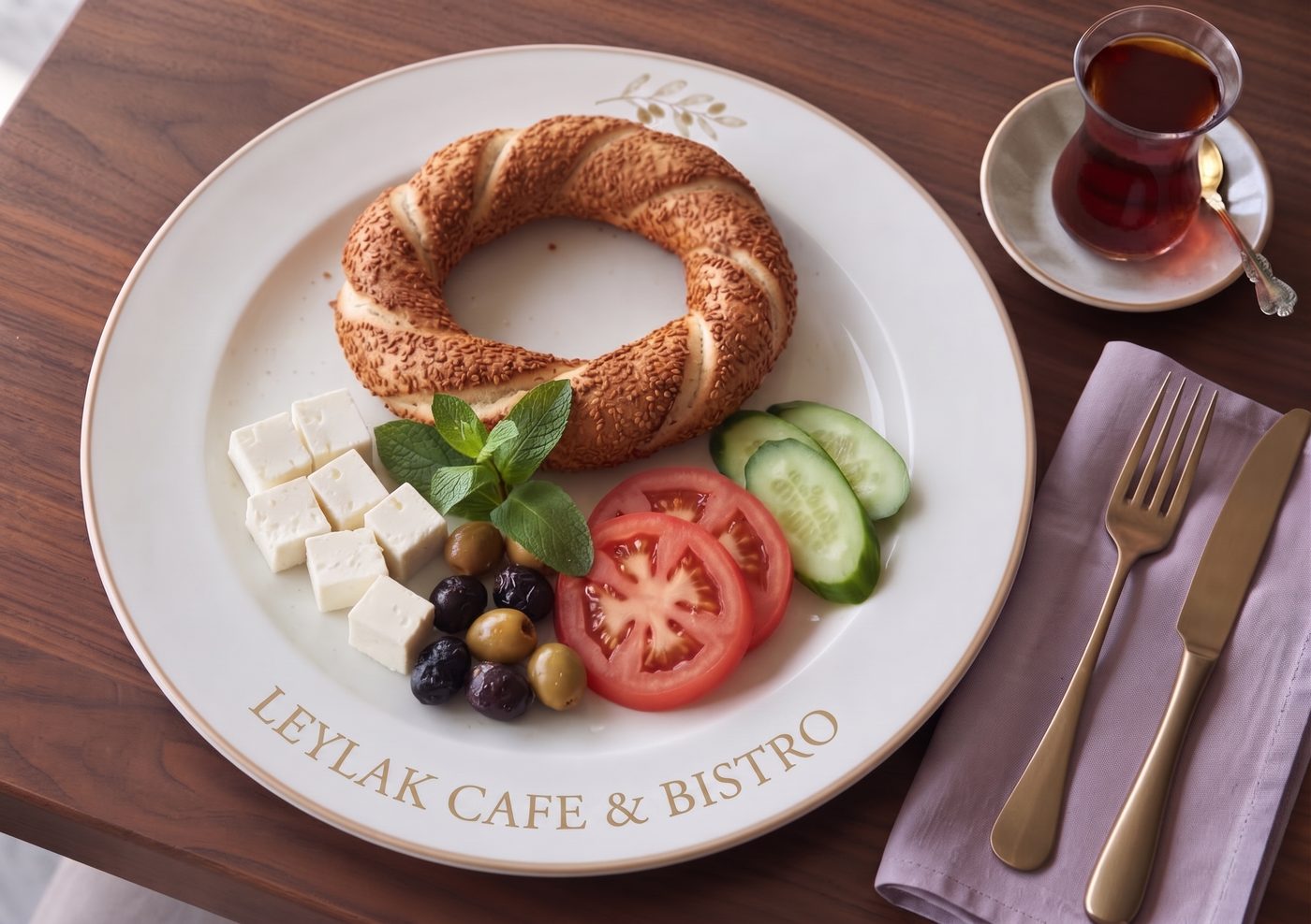Simit & Peynir Tabağı